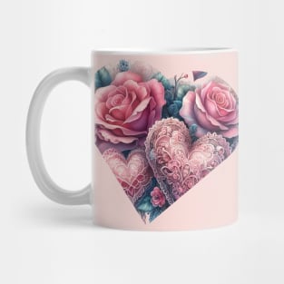 Roseate Embrace Mug